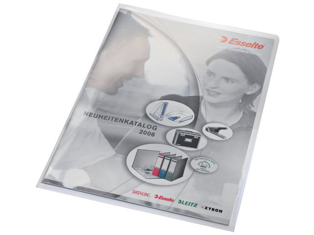 Plastomslag Leitz A4 150My Glasskl (100 stk)