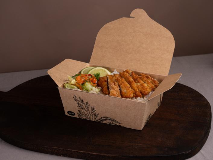 Takeawayboks Duni Alga Papp 1200Ml (250 stk)