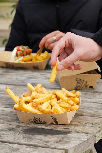 Matbeger Duni Alga Papp 11,5X11,5Cm (600 stk)