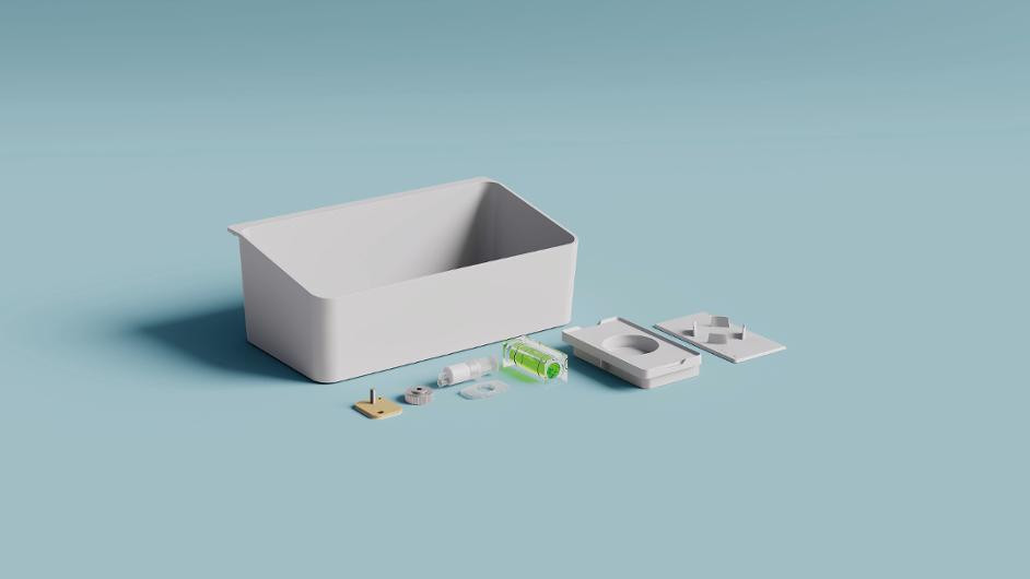 Oppbevaring Tesa Kjøkken Vegghengt 24Cm