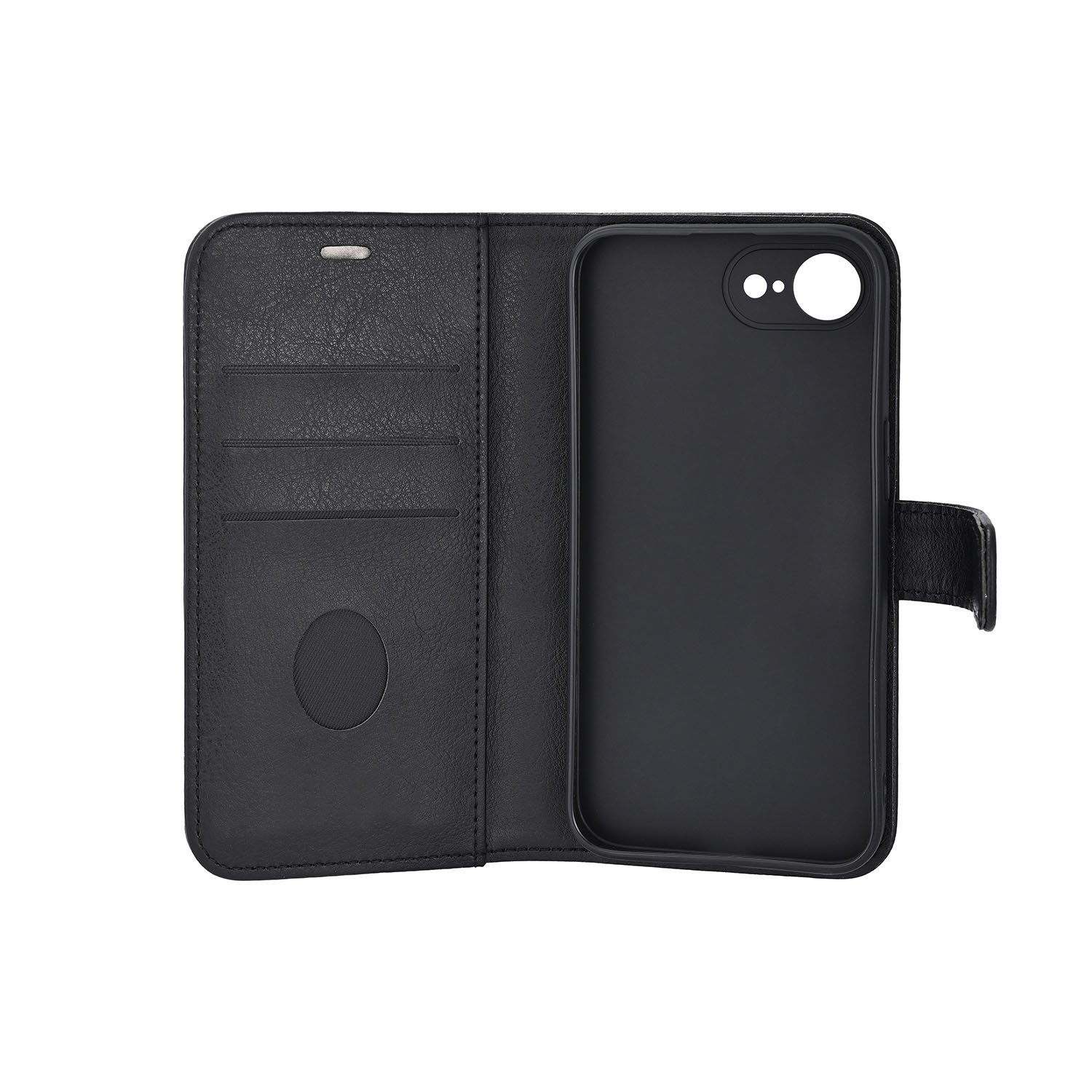 RADICOVER Flipcov Anti Radi RFID 3 card iPhone 16e Black PU