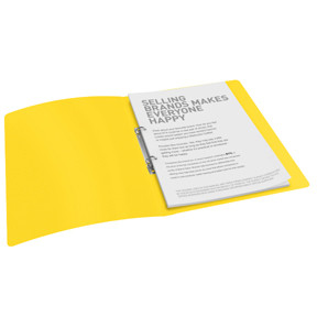 Esselte Ringperm Vivida PP 2RR/16 gul