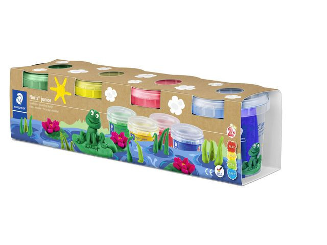 BildeSTAEDTLER Modelleringsleire Noris junior basfarger (4)