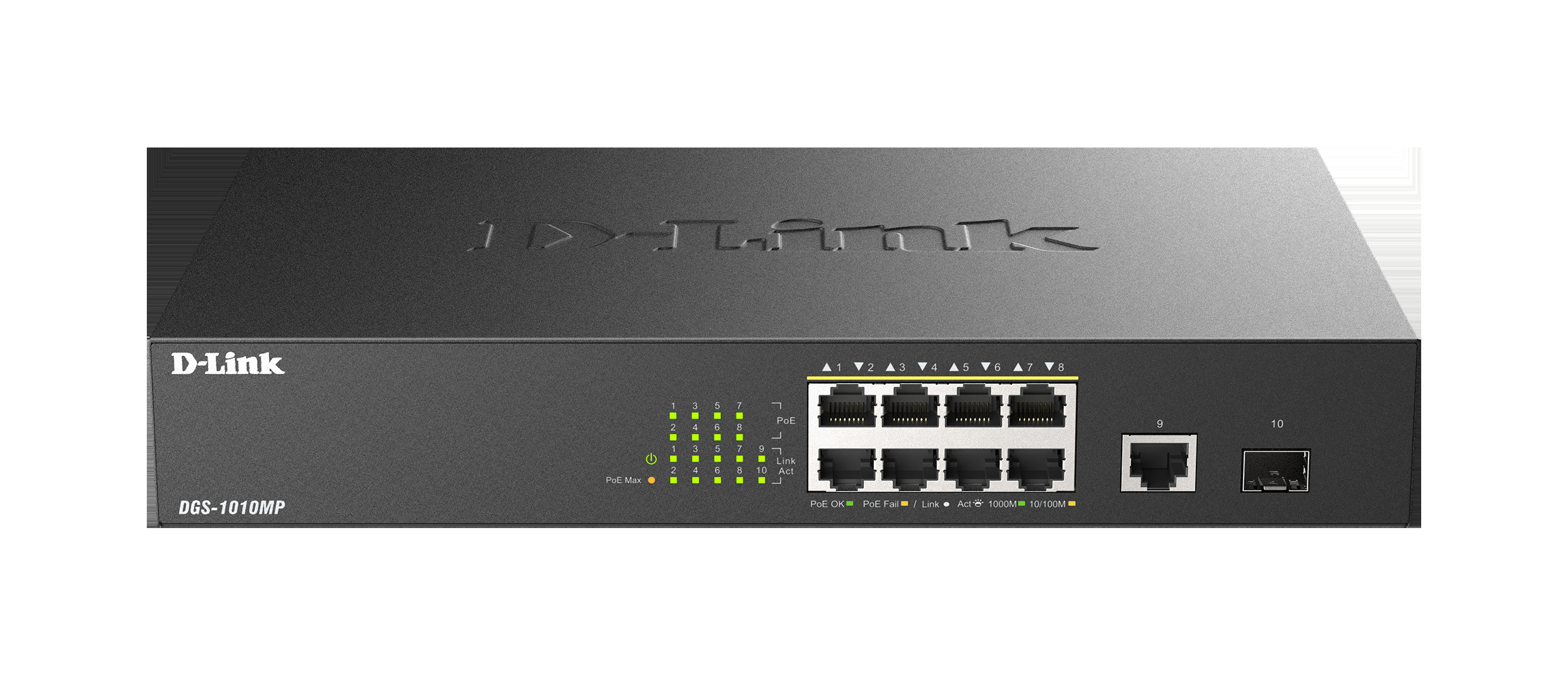 BildeD-LINK 10-Port Desktop Gigabit PoE+ Switch
