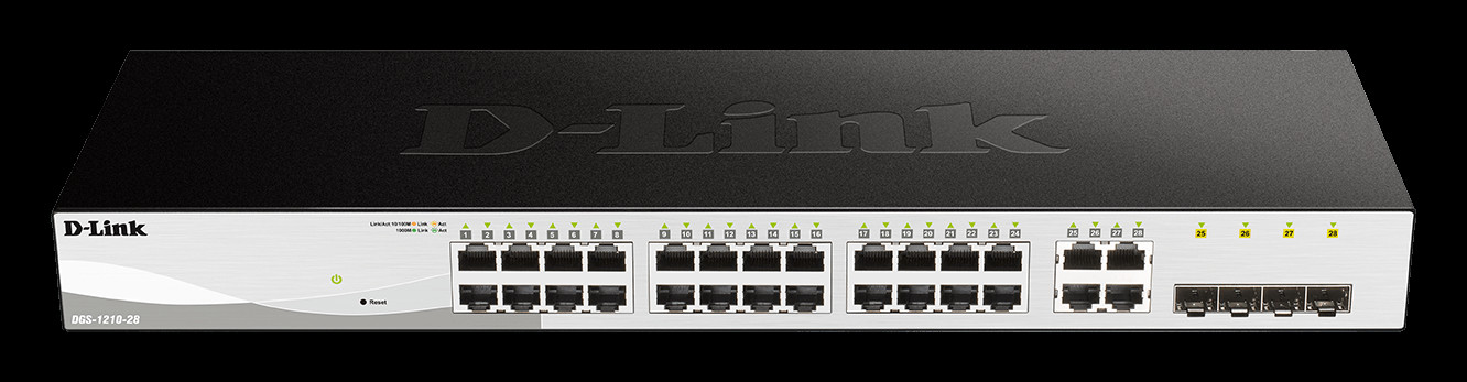 BildeD-LINK 24 10/100/1000 Base-T port with 4 x 1000Base-T /SFP p