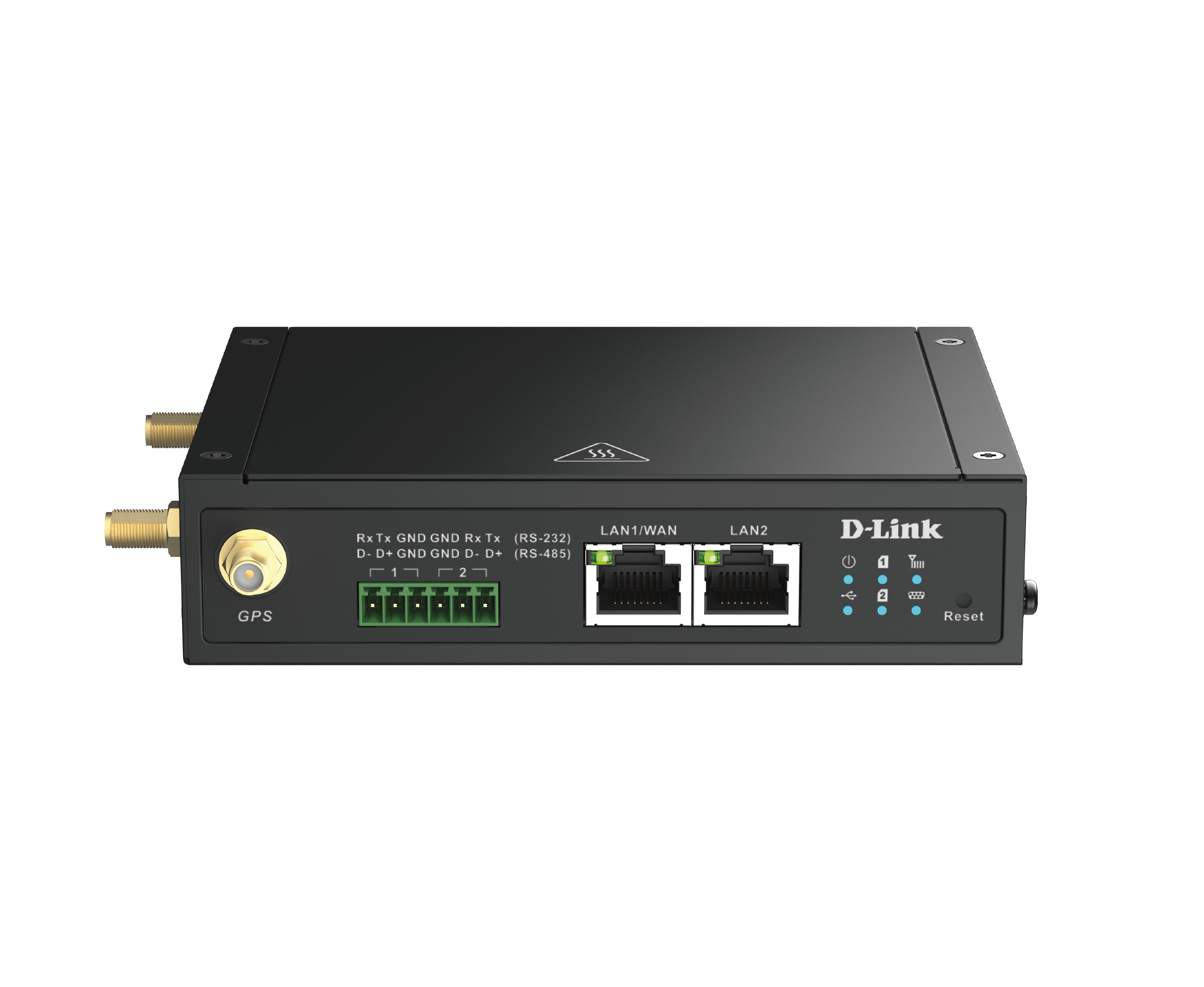 BildeD-LINK 4G IIoT Gateway, 2x Gigabit Ethernet, 2x RS232/485, 1