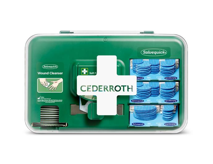 BildeDispenser Cederroth M/Inn. Sårskader Blå