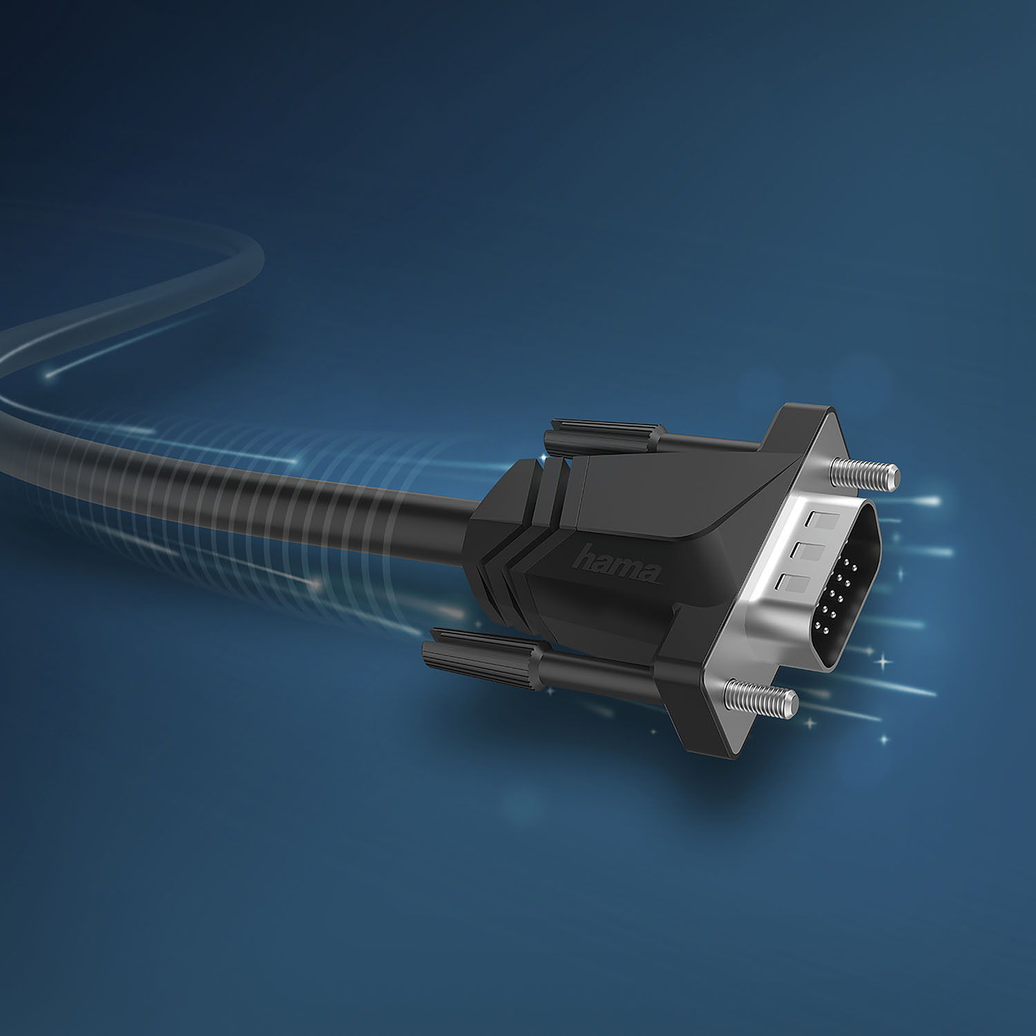 HAMA Cable VGA Full HD Black 1.50m