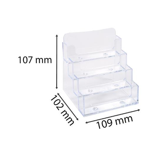 Visittkortholder Exacompta 4Rom Pleksi