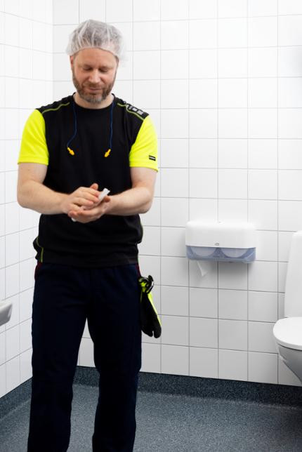 Dispenser Tork Twin Toalettpapir T7 Hvit