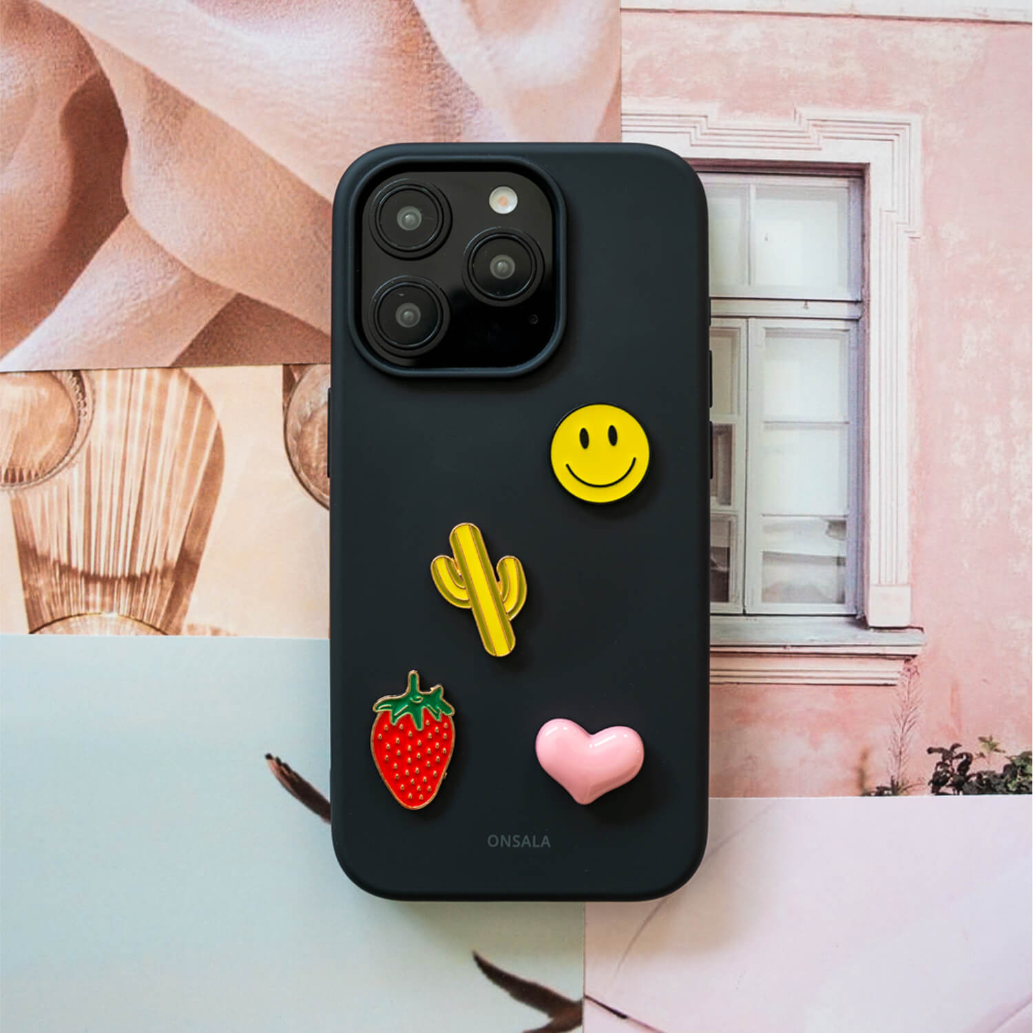 ONSALA Pimp your Phone Set.6 Metal and Plastic Charms 4pcs