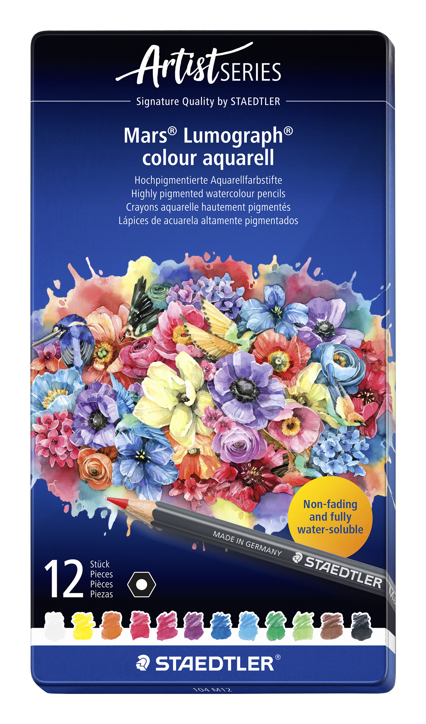 BildeSTAEDTLER Coloured pencil Mars Lumograph Aqua ass (12)