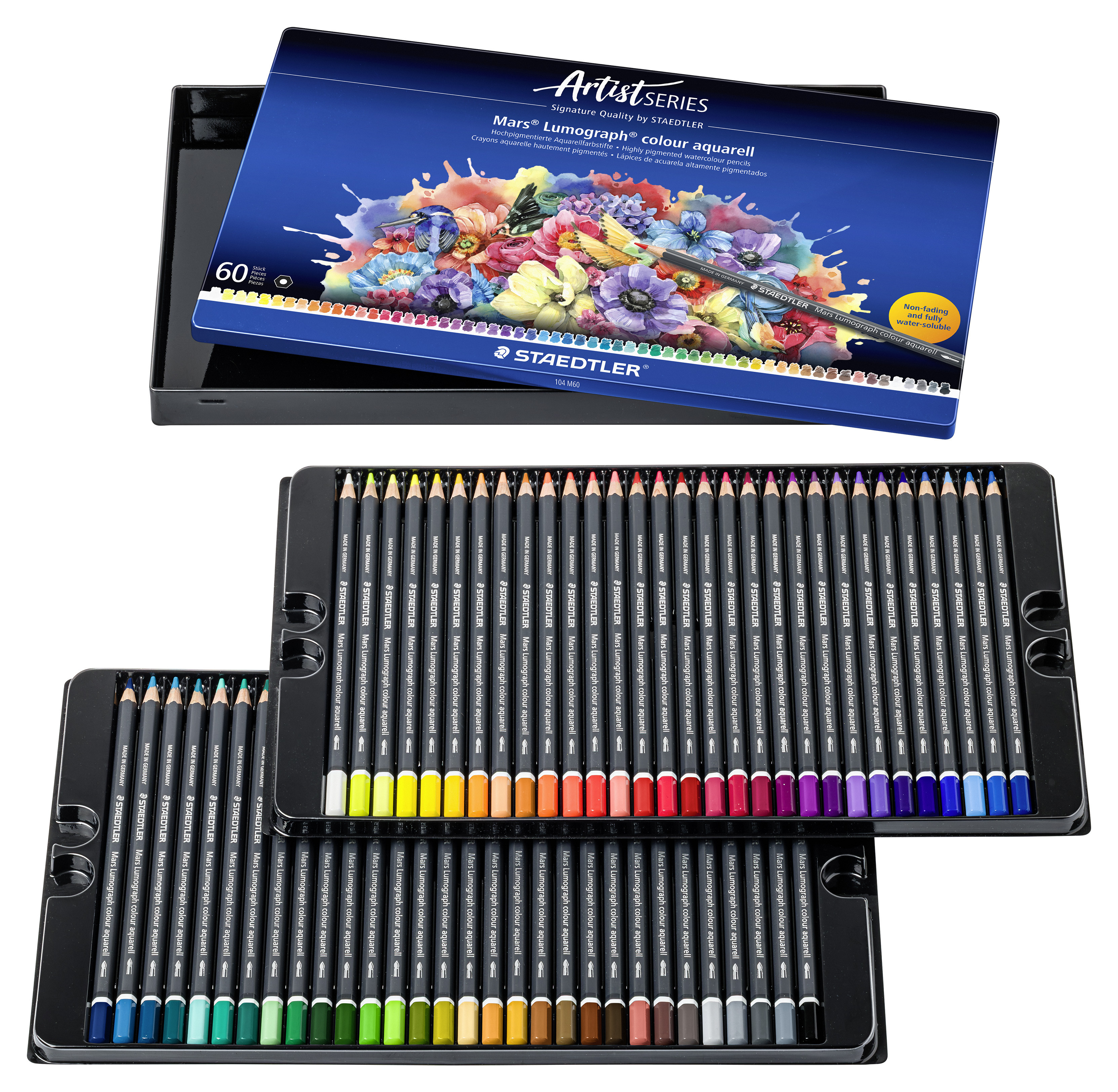 STAEDTLER Coloured pencil Mars Lumograph Aqua ass (60)
