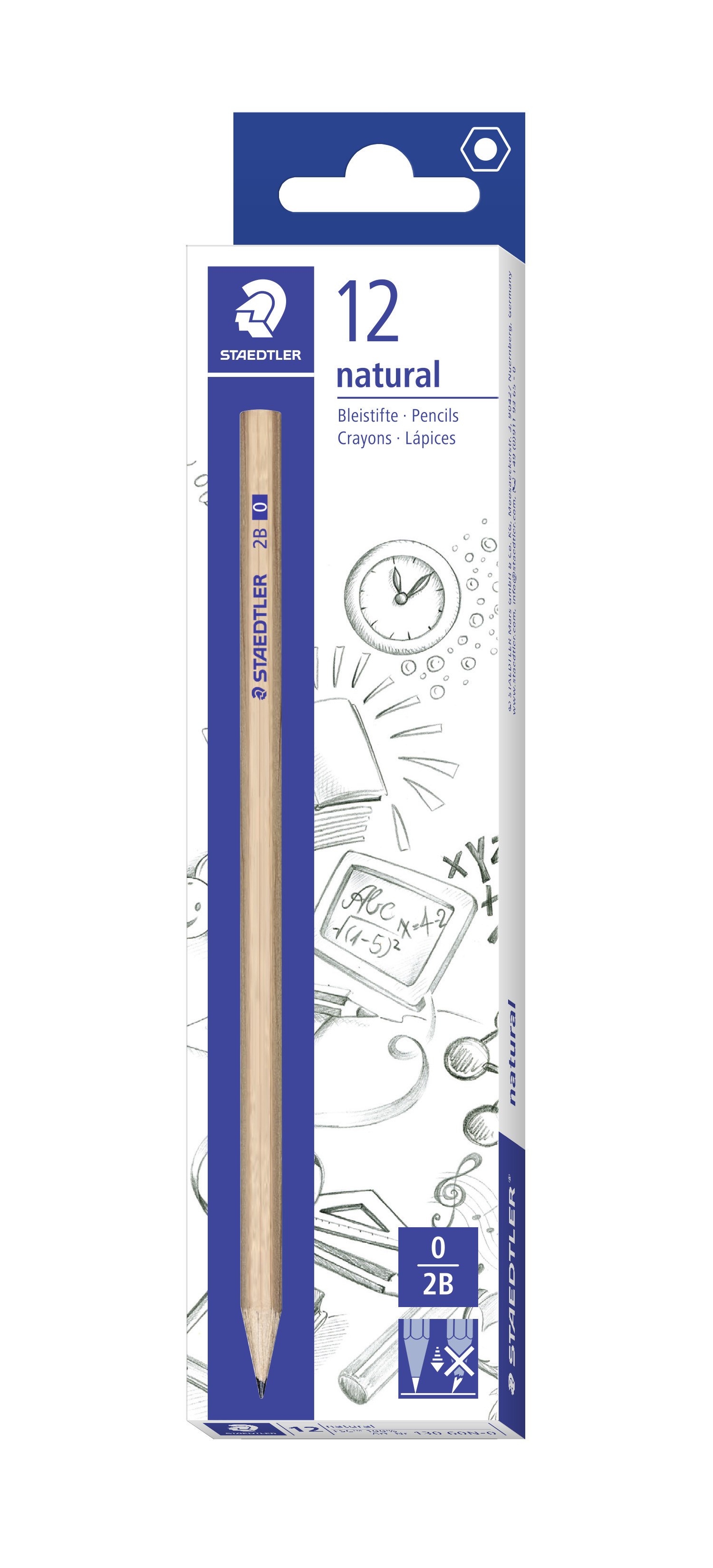 BildeSTAEDTLER Pencil Natural 2B