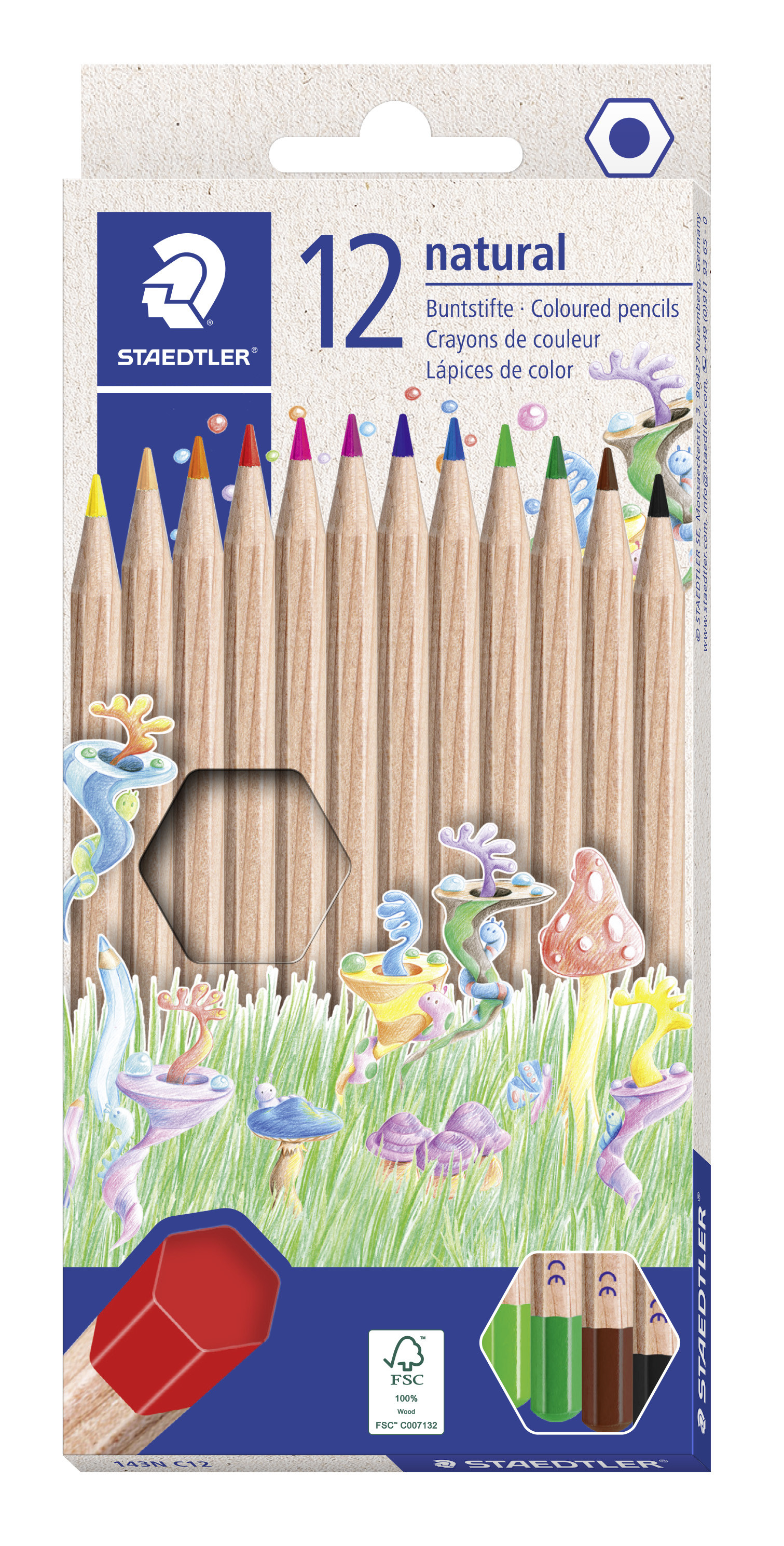 BildeSTAEDTLER Coloured pencil Noris Nature ass (12)