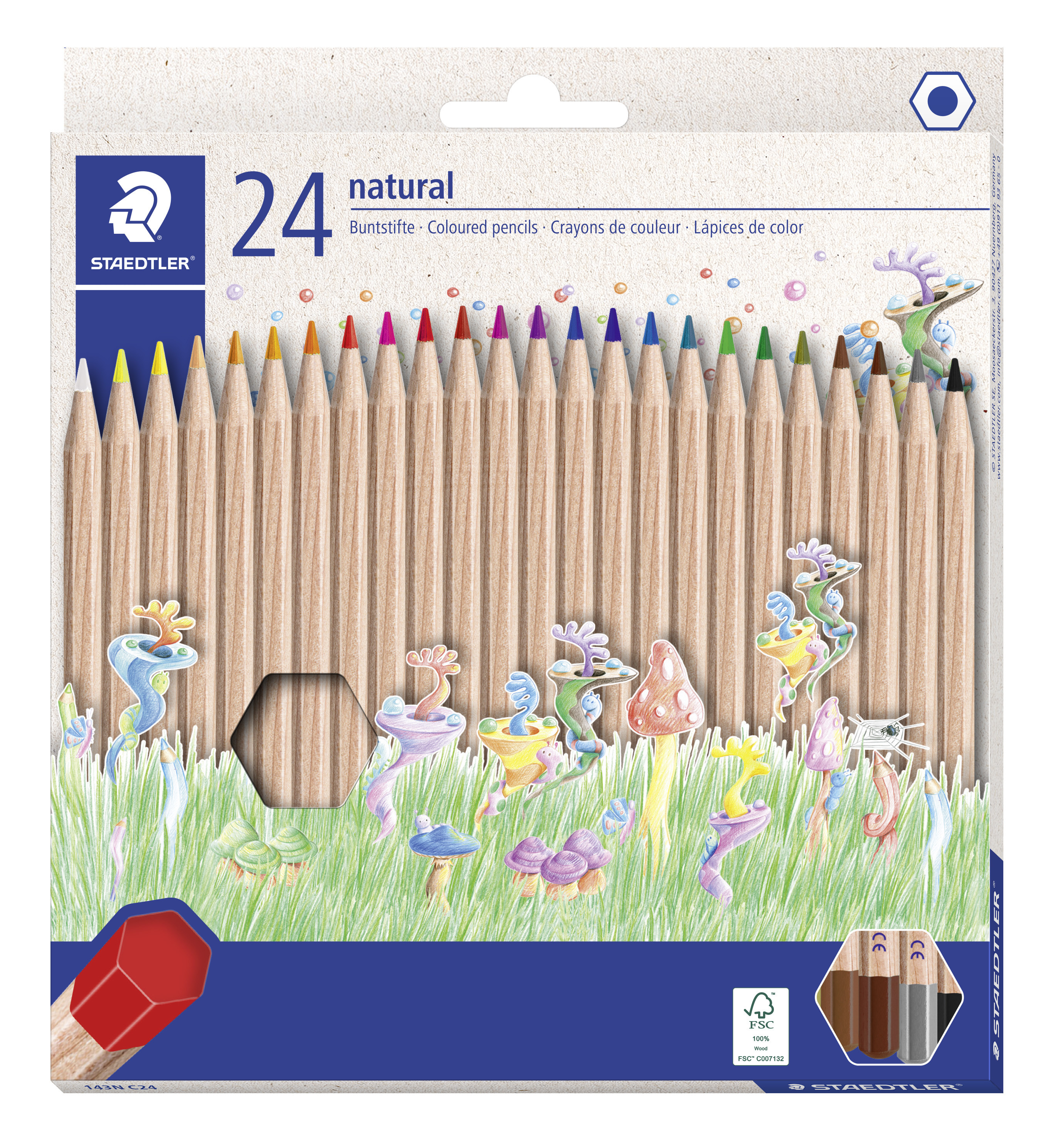 BildeSTAEDTLER Coloured pencil Noris Nature ass (24)
