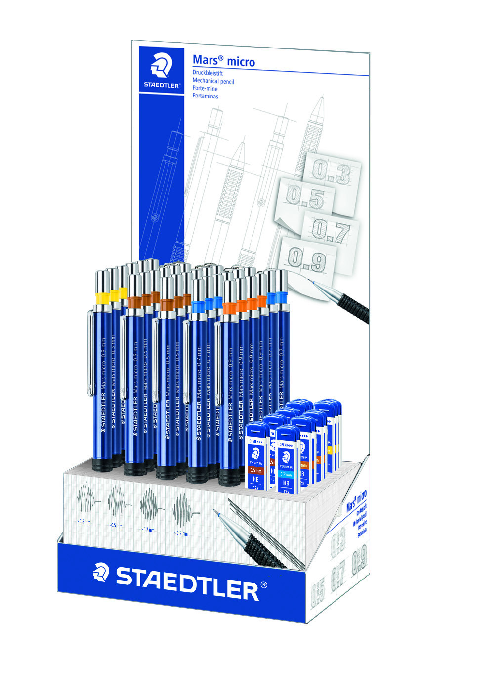 BildeSTAEDTLER Mechanical pencils Mars Micro display ass blue (30