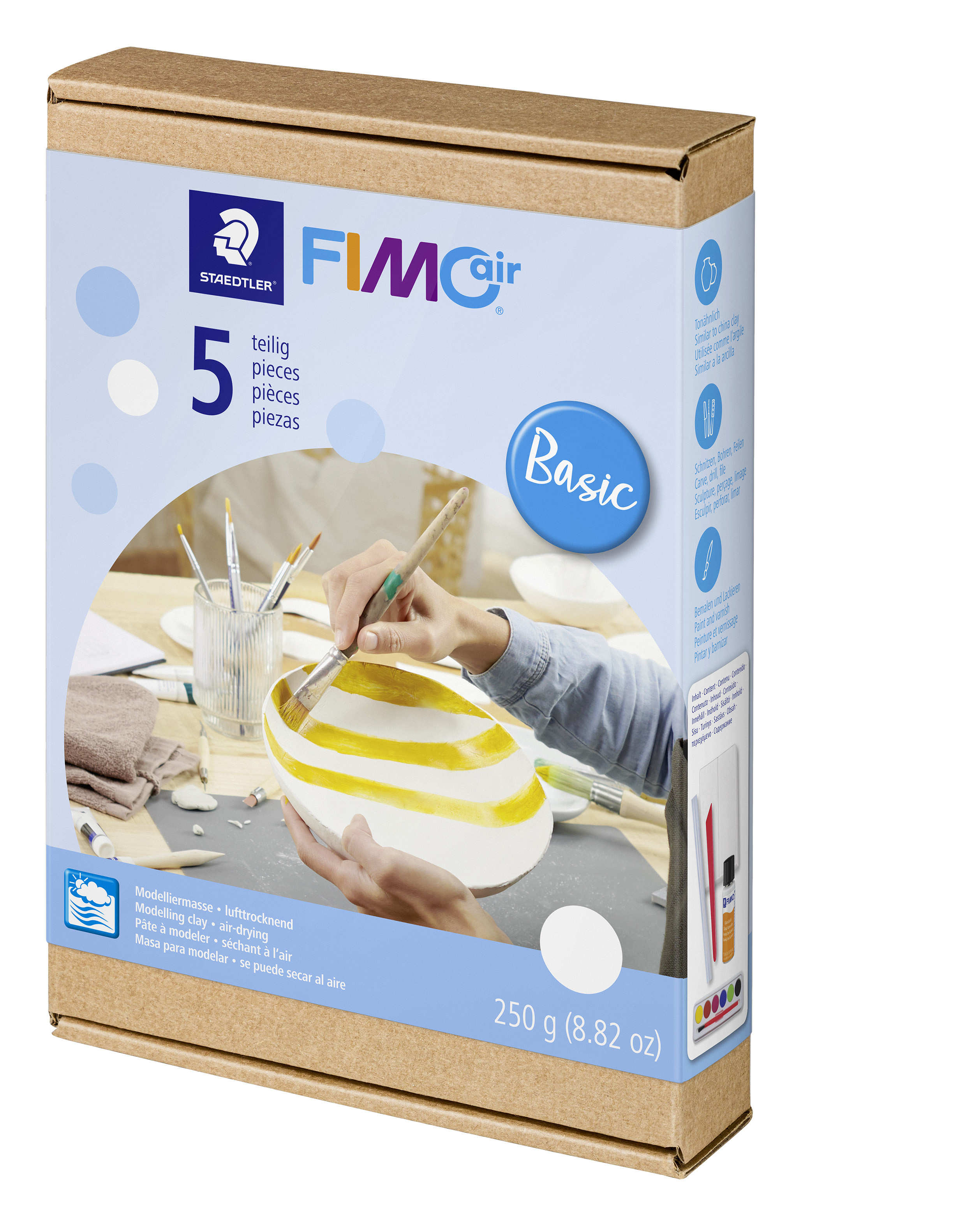 STAEDTLER Modeling clay Fimo Air mixed set Basic