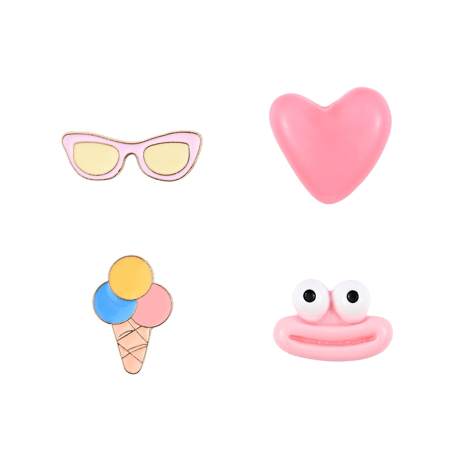 ONSALA Pimp your Phone Set.10 Metal and Plastic Charms 4pcs