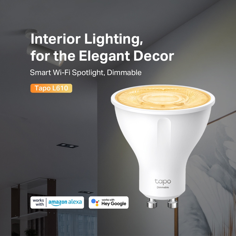 BildeTP-LINK Tapo L610 Smart Wi-Fi Spotlight, Dimmable