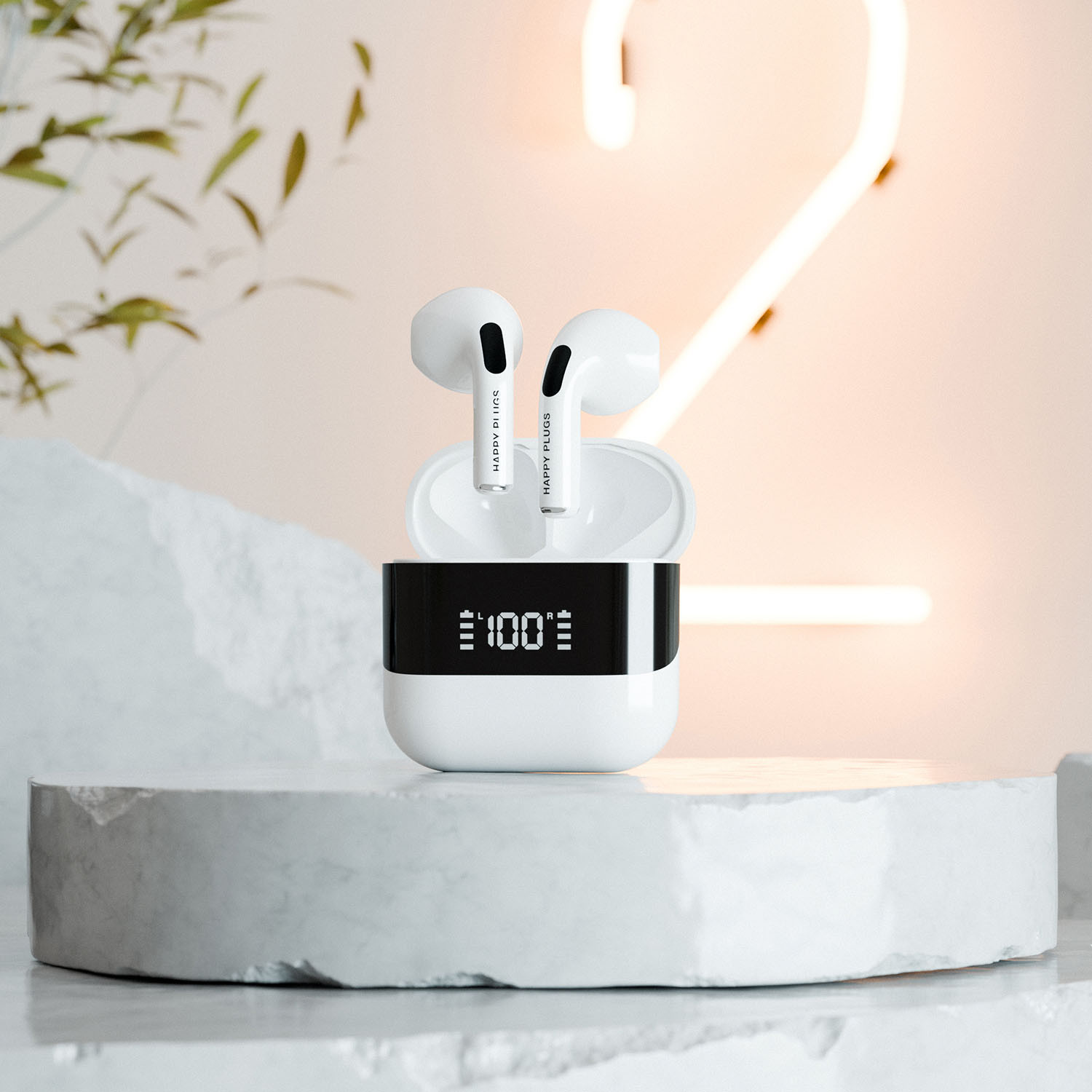 HAPPY PLUGS Headphone JOY 2 In-Ear TWS White