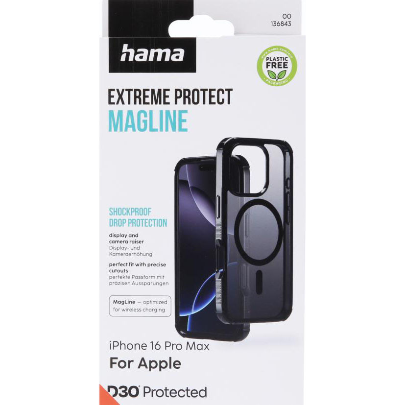 HAMA Extreme Protect MagCase iPhone 16 Pro Max Black