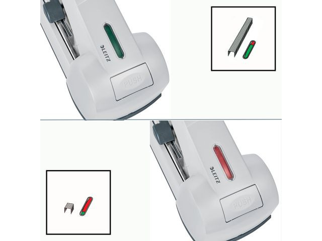 Stiftemaskin Leitz 5553 Flat Clinch Sølv