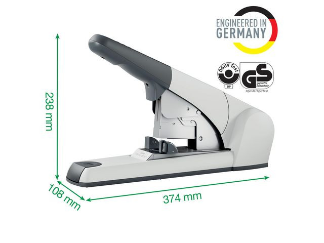 Stiftemaskin Leitz 5553 Flat Clinch Sølv