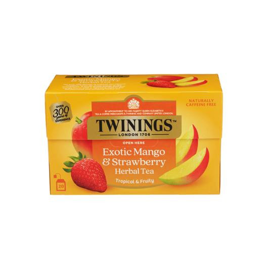 BildeTe Twinings Mango & Jordbær (20 stk)