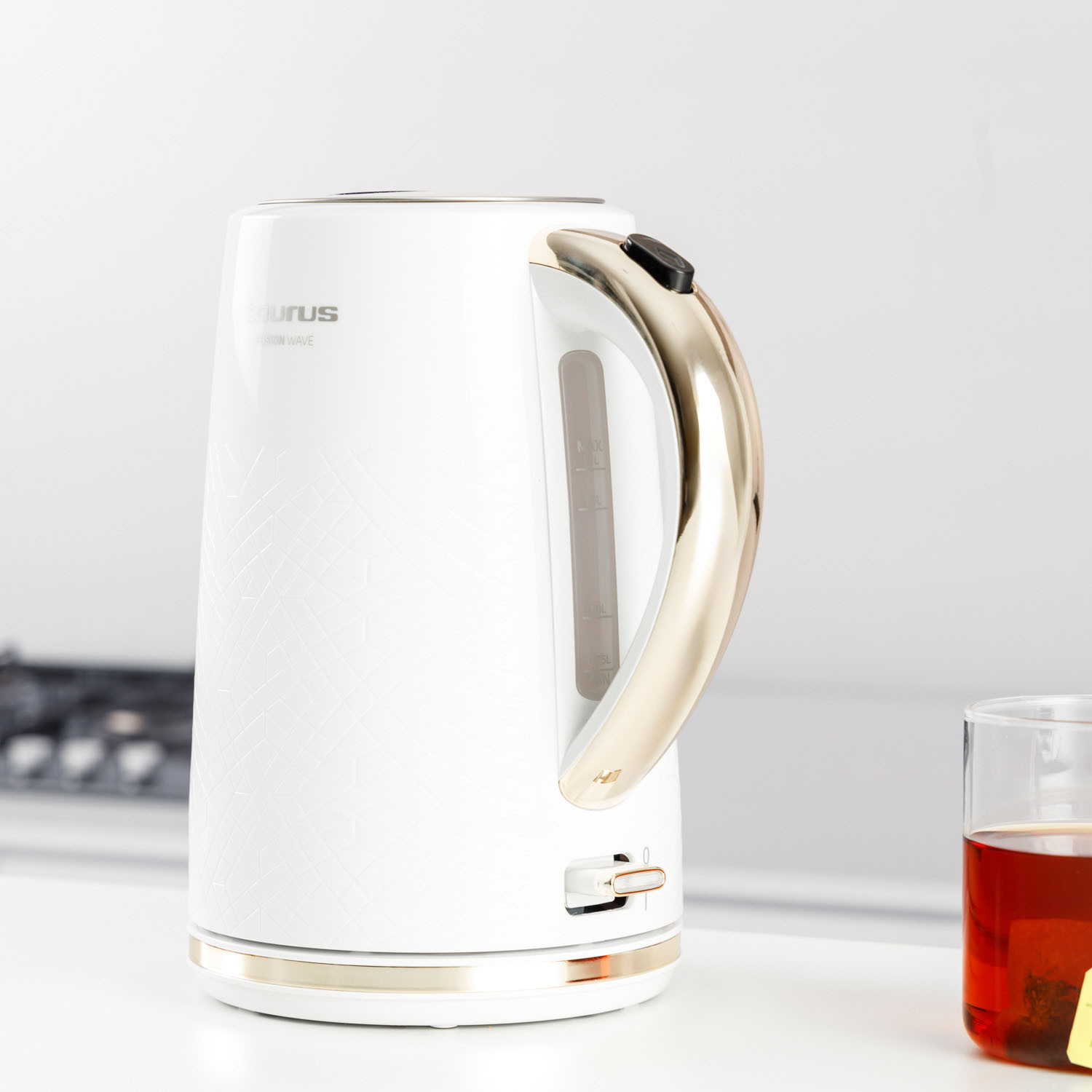 TAURUS Kettle 1,7L Fusion Wave White