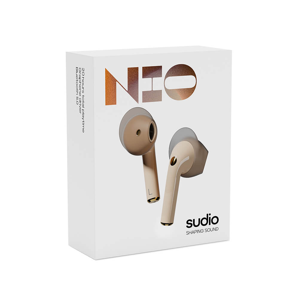 SUDIO Hodetelefon NIO True Wireless In-Ear Sand Mic