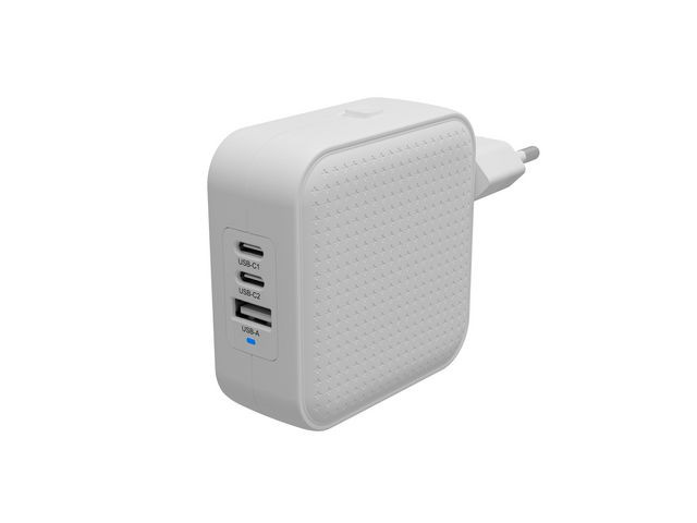Vegglader Hyper 70W 3Xusb-C+Usb-A W