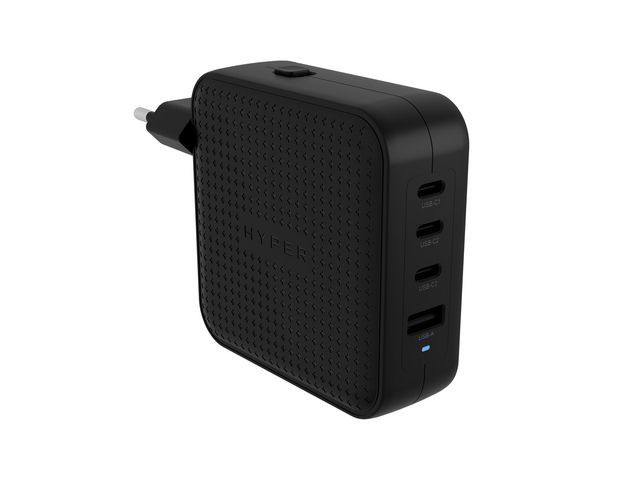 Vegglader Hyper 100W 3Xusb-C+Usb-A