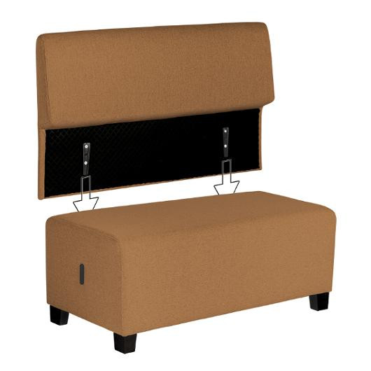 Sofa Hizia 2 Seter Brun