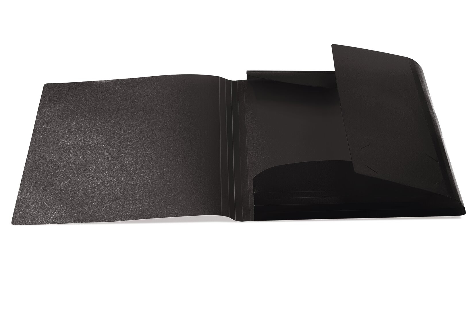 Herma Strikkmappe A4 PP-plast svart