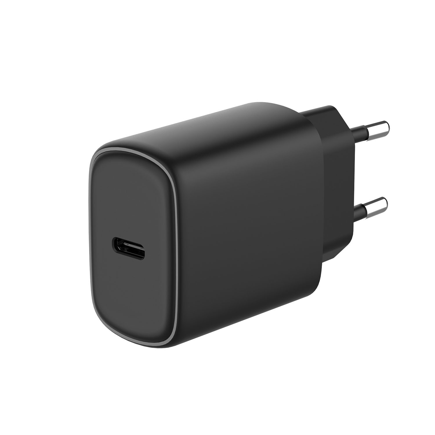 GEAR Charger 220V 1xUSB-C PD 20W Black