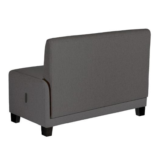 Sofa Hizia 2 Seter Grå