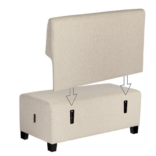 Sofa Hizia 2 Seter Beige