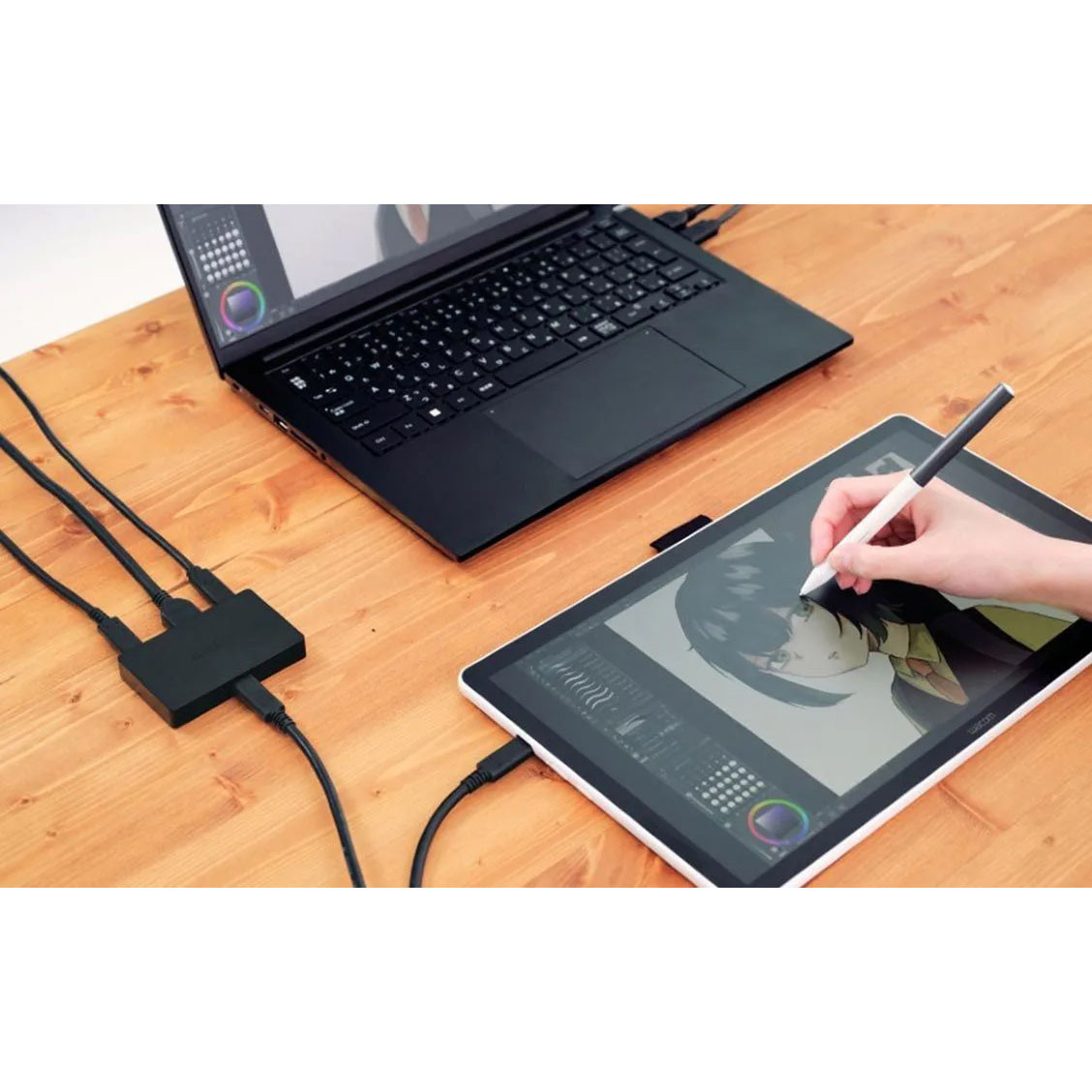 Wacom converter HDMI-USB-C Kit Including cables (No AC Adapt)