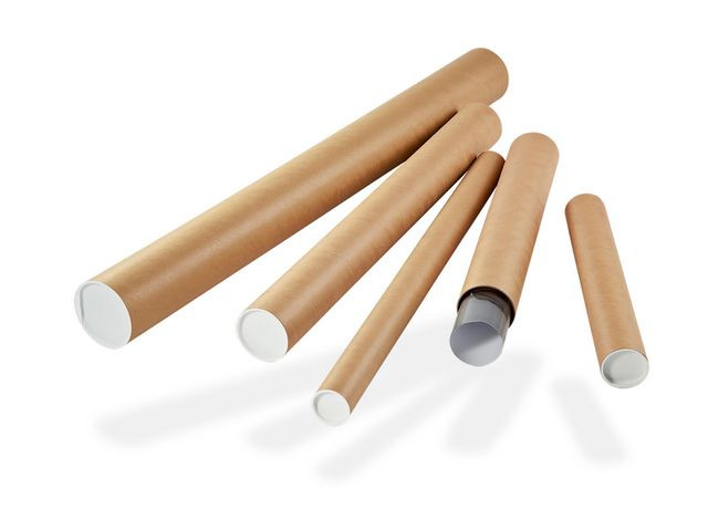 BildePosthylse Ø80Mm L500Mm M/Lokk Brun (10 stk)