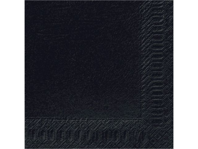 BildeServiett Duni 3L 40Cm Sort (125 stk/pk, 8 pakker)