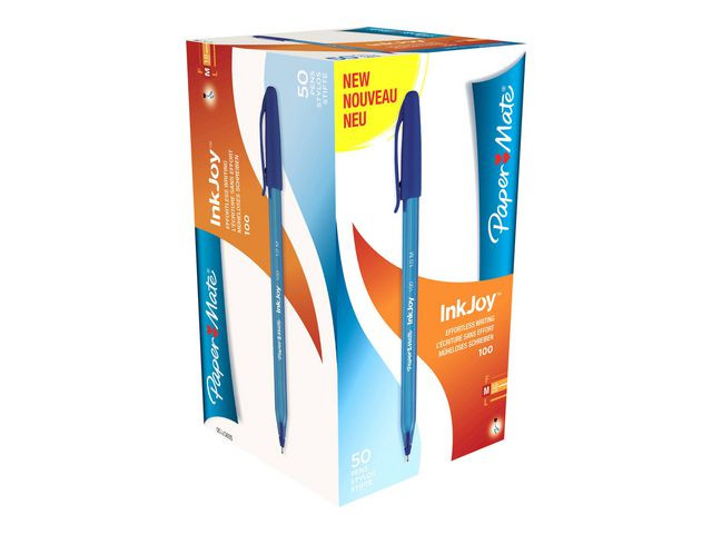 Kulepenn Papermate Inkjoy 100 Blå (50 stk)