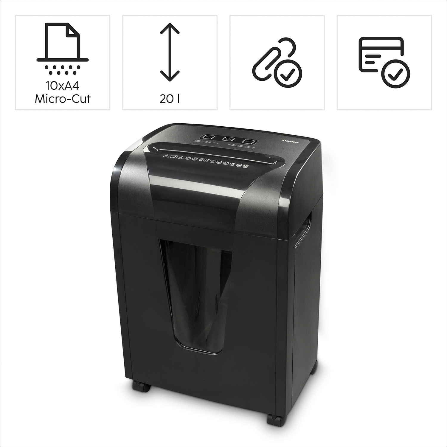 HAMA Paper Shredder Premium M10
