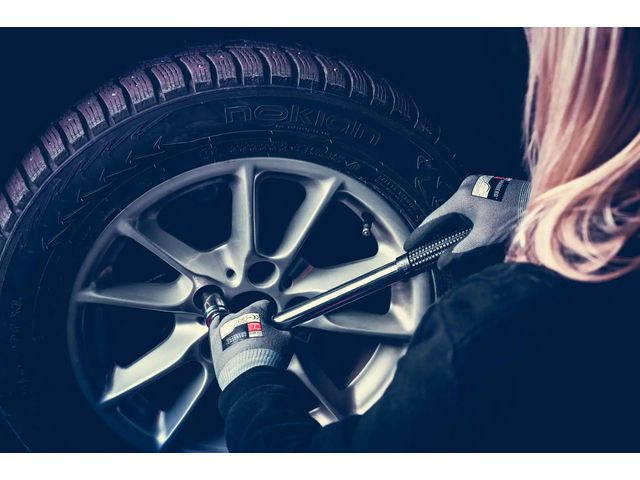 Hanske Powerfit 0933 Touch Montering 11 (12 par)