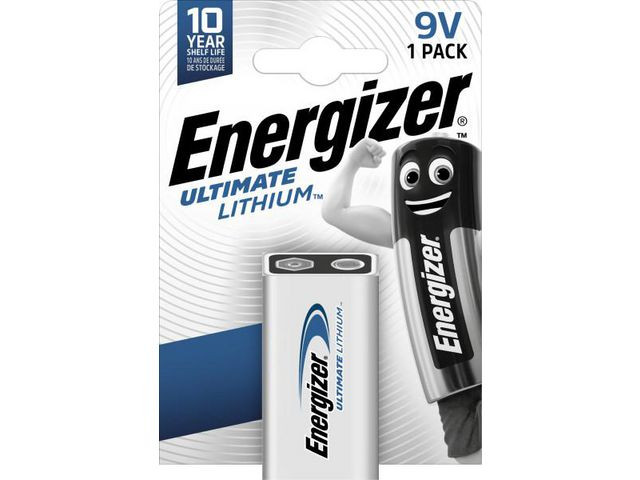 BildeBatteri Energizer U.lithium 9V