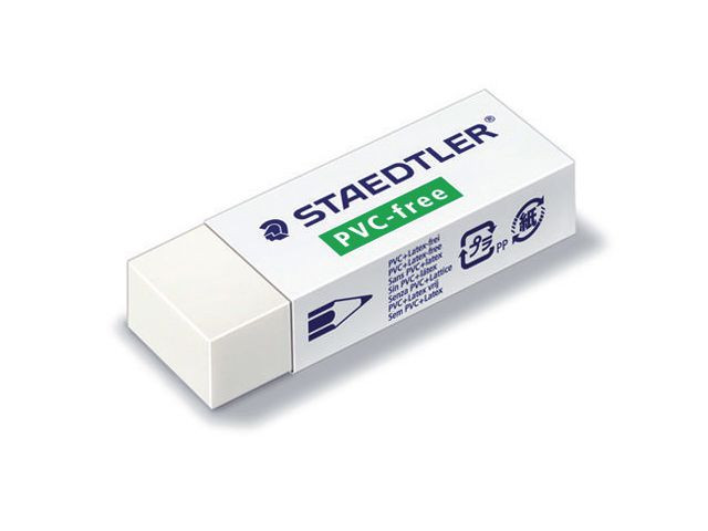 Viskelær Staedtler Pvc Fritt 65X23X13Mm (20 stk)