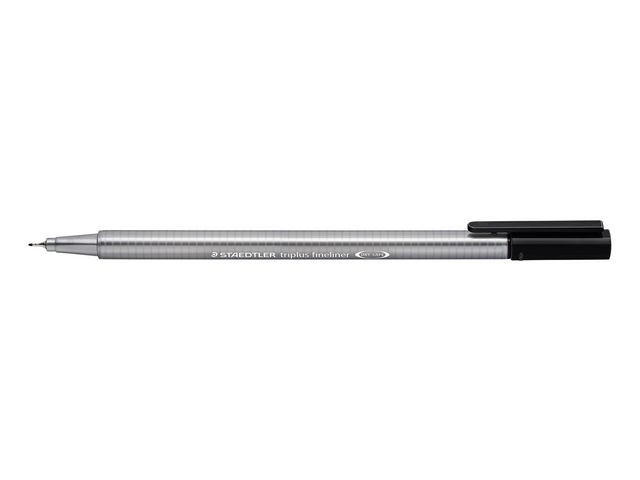 Fiberpenn Staedtler Triplus 0,3Mm Sort (10 stk)