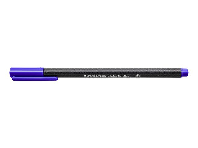 Fiberpenn Staedtler Triplus 0,3Mm Blå (10 stk)