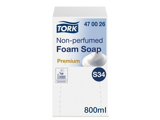 BildeSkumsåpe Tork Mild S34 0,8L (6 stk)
