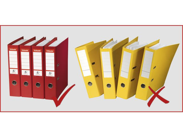 Brevordner Esselte No1 A4 75Mm Sk. Gul (10 stk)